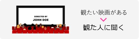 観たい映画がある　観た人に聞く